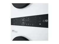 LG | Washing machine with dryer | WT1210WWF | Energy efficiency class A | Front loading | Washing capacity 12 kg | Depth 66 cm | 1400 RPM | Width 60 cm | Display | LED | Drying capacity 10 kg | Drying system | Steam function | Direct drive | White – pilt 4