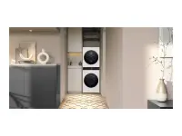 LG | Washing machine with dryer | WT1210WWF | Energy efficiency class A | Front loading | Washing capacity 12 kg | Depth 66 cm | 1400 RPM | Width 60 cm | Display | LED | Drying capacity 10 kg | Drying system | Steam function | Direct drive | White – pilt 7