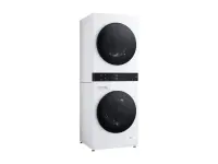 LG | Washing machine with dryer | WT1210WWF | Energy efficiency class A | Front loading | Washing capacity 12 kg | Depth 66 cm | 1400 RPM | Width 60 cm | Display | LED | Drying capacity 10 kg | Drying system | Steam function | Direct drive | White – pilt 12
