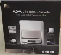SALE OUT. MOVA V50 Ultra Complete Robot Vacuum, White | MOVA Robot Vacuum | V50 Ultra Complete | Wet&Dry | 6400 mAh | Dust capacity 3.2 L | 24000 Pa | White | DAMAGED PACKAGING | 34 month(s) – pilt 2