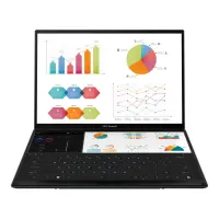 Asus | Zenbook Duo UX8406CA-QL287W | Inkwell Gray | 14 " | OLED | Touchscreen | FHD | 1920 x 1200 pixels | Intel Core Ultra 7 | 255H | 16 GB | LPDDR5X | Solid-state drive capacity 1000 GB | Intel Arc Graphics | Windows 11 Home | 802.11be | Bluetooth version 5.4 | Keyboard language US international | Keyboard backlit | Warranty 24 month(s) | Battery – pilt 9