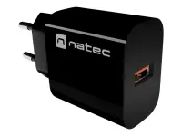 Natec Ribera USB Charger 1X USB-A 18W, Black – pilt 3