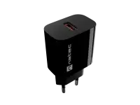 Natec Ribera USB Charger 1X USB-A 18W, Black