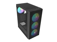 Fury PC Case | SHOBO SH8F ARGB | Midi Tower | Black – pilt 2
