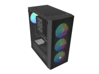 Fury PC Case | SHOBO SH8F ARGB | Midi Tower | Black – pilt 4