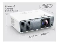 Benq TK710STi | 4K UHD (3840 x 2160) | 3200 ANSI lumens | 600000:1 | White – pilt 2