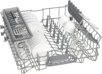 Bosch Dishwasher | SMU2HTW08E | Built-in | Width 60 cm | Number of place settings 13 | Number of programs 5 | Energy efficiency class C | Display | AquaStop function | White – pilt 3