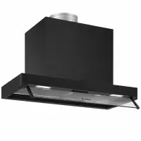 Bosch DBB65CC60 | Hood | Canopy | Energy efficiency class B | Width 60 cm | Mechanical | 582 m³/h | Matte Black | LED – pilt 7