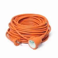 Cablexpert | Power extension cord, 20 m | PC-186XOD-O-20M | Cord | Orange – pilt 2