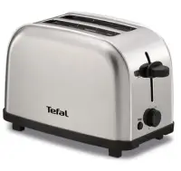 TEFAL | Ultra Mini TT330D | Toaster | Power 700 W | Number of slots 2 | Stainless steel | Housing material Stainless steel