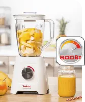 TEFAL | Blender | Blendforce II | Tabletop | 600 W | Jar material Plastic | Jar capacity 2 L | Ice crushing | White