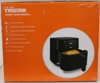 SALE OUT. Tristar FR-9060 Digital Airfryer, 6 L, Digital LED touchscreen, 1700 W, Black | Tristar Digital Airfryer | FR-9060 | Power 1700 W | Capacity 6 L | Black | Hot air technology | DAMAGED PACKAGING