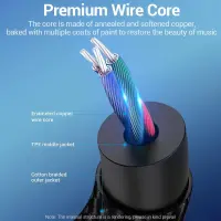 CABLE AUDIO 3.5MM TO USB-C/1M BGKHF VENTION – pilt 10