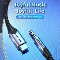 CABLE AUDIO 3.5MM TO USB-C/1M BGKHF VENTION – pilt 12