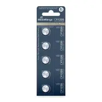 BATTERY LITHIUM CR1220 3V/5PCS MRBAT134 MEDIARANGE