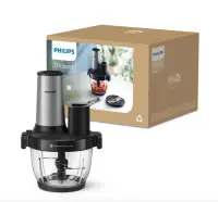 Philips 5000 series HR1504/00 elektriline toiduhakkija 2 l 650 W Must, Roostevaba teras – pilt 3