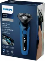 Philips SHAVER Series 5000 S5466/17 raseerija mehele Pöörlevad terad Trimmer Must, Sinine – pilt 8