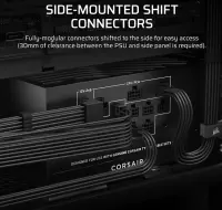 Corsair Fully Modular ATX Power Supply (EU) | RM1000x SHIFT | 1000 W | Black