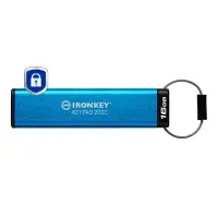 Kingston Technology IronKey Keypad 200 USB-välkmälu 16 GB USB tüüp-C 3.2 Gen 1 (3.1 Gen 1) Sinine – pilt 9