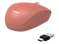 PORT CONNECT Mouse | Collection II | Wireless | 2.4 GHz | Orange – pilt 2