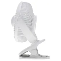 Adler Rechargeable fan with clip | AD 7335 | Table Fan | 6 W | Diameter 12.7 cm | Number of speeds 3 | Oscillation | White – pilt 3