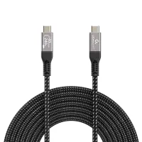 Cablexpert Premium USB4 Type-C charging and data cable, 40 Gbps, 240 W, 0.5 m | CCBP-USB4-CMCM240-0.5M