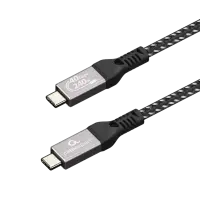 Cablexpert Premium USB4 Type-C charging and data cable, 40 Gbps, 240 W, 0.5 m | CCBP-USB4-CMCM240-0.5M – pilt 2