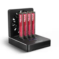 Axagon ADSA-M2C44 HDD/SSD dokkimisjaam Must