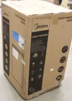 SALE OUT. | Midea Freezer | MDRC152FEE01 | Energy efficiency class E | Chest | Free standing | Height 85 cm | Total net capacity 99 L | White | DAMAGED PACKAGING, DENTED FRONT, RIGHT, BOTTOM SIDE AND CORNER