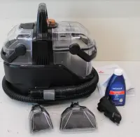 SALE OUT. Bissell | Portable Carpet and Upholstery Cleaner | SpotClean HydroSteam Pro | Corded operating | Washing function | 1000 W | - V | Black | Warranty 24 month(s) | DAMAGED PACKAGING, USED, DIRTY,SCRATCHES,MISSING HYDRORINSE TOOL – pilt 2