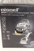 SALE OUT. Bissell | Portable Carpet and Upholstery Cleaner | SpotClean HydroSteam Pro | Corded operating | Washing function | 1000 W | - V | Black | Warranty 24 month(s) | DAMAGED PACKAGING, USED, DIRTY,SCRATCHES,MISSING HYDRORINSE TOOL – pilt 3
