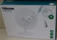 SALE OUT. | SALE OUT. Tristar Desk fan | VE-5724 | Desk fan | 40 W | Diameter 30 cm | Number of speeds 3 | Oscillation | White | DAMAGED PACKAGING