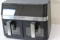 SALE OUT. Caso 03186 Air Fryer Duo Chef, Total capacity 14L, 2200W, Black | Caso Air Fryer | DuoChef | Power 2200 W | Capacity 14 L | Black | UNPACKED, DAMAGED PACKAGING, SCRATCHED ON CORPUS, DENT ON FRONT | 24 month(s) – pilt 7