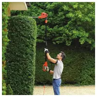 BLACK & DECKER | Telescopic hedge trimmer, PH5551-QS, 550 W