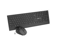 Natec Keyboard and Mouse | Stringray 2 | Keyboard and Mouse Set | Wireless | US | Black