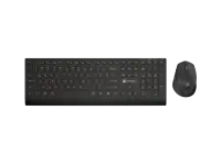 Natec Keyboard and Mouse | Stringray 2 | Keyboard and Mouse Set | Wireless | US | Black