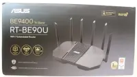 SALE OUT. Asus RT-BE90U Tri-band WiFi 7 Router, EU+UK | Asus BE9400 Tri-band WiFi 7 AiMesh Extendable Router | RT-BE90U | 802.11be | Ethernet LAN (RJ-45) ports 3 | Mesh Support Yes | MU-MiMO No | 4G/5G | Antenna type External | 36 month(s) | DEMO – pilt 2
