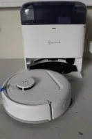 SALE OUT. Ecovacs DEEBOT mini Vacuum cleaner, Robot, Wet&Dry, ZeroTangle Technology, Agile Navigation, White/Blue + Auto-empty station | Ecovacs Robotic Vacuum Cleaner | DEEBOT mini BLUE | Wet&Dry | Li-ion | 3200 mAh | Dust capacity 1.8 L | 8000 Pa | White/Blue | DAMAGED PACKAGING, UNPACKED