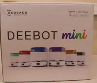 SALE OUT. Ecovacs DEEBOT mini Vacuum cleaner, Robot, Wet&Dry, ZeroTangle Technology, Agile Navigation, White/Blue + Auto-empty station | Ecovacs Robotic Vacuum Cleaner | DEEBOT mini BLUE | Wet&Dry | Li-ion | 3200 mAh | Dust capacity 1.8 L | 8000 Pa | White/Blue | DAMAGED PACKAGING, UNPACKED – pilt 2