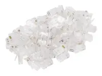 Lanberg Plug RJ45 CAT.5E UTP plug 8P8C, 100 pcs | PLU-5000 | Transparent – pilt 3