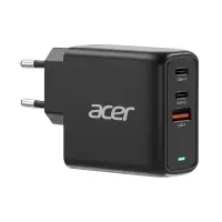 Acer 67W PD GaN Charger, 2 x USB C and 1 x USB A, EU Plug, 100W USB C cable, Retail Pack – pilt 3