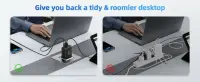 Acer 67W PD GaN Charger, 2 x USB C and 1 x USB A, EU Plug, 100W USB C cable, Retail Pack – pilt 2