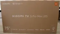 SALE OUT. Xiaomi TV S Pro Mini LED 75 2026 4K UHD (3840 x 2160) | Xiaomi TV S Pro Mini LED 75 2026 | 75" | Smart TV | Google TV | 4K UHD (2160p) | Dark Grey | DEMO
