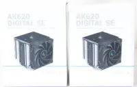 SALE OUT. Deepcool AK620 DIGITAL SE CPU Air Cooler | Deepcool CPU Air Cooler | AK620 Digital SE | Black | DAMAGED PACKAGING