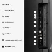 Hisense TV | 43E7S | 43 | Smart TV | VIDAA Smart OS | UHD | Black – pilt 12