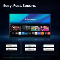 Hisense TV | 50E7S | 50" | Smart TV | VIDAA OS | UHD | Black – pilt 6