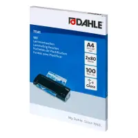 Lamineerimiskile A4 80mic läikiv DAHLE 100tk