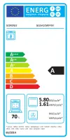 Gorenje GG5A10WFFM | Cooker | Hob type Gas | Oven type Gas | White | Width 50 cm | Grilling | Depth 59.4 cm | 70 L