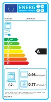 Gorenje GK5C42SJ | Cooker | Hob type Gas | Oven type Electric | Grey | Width 50 cm | Grilling | Depth 59.4 cm | 62 L