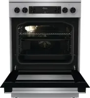 Gorenje GECS6C70XC | Cooker | Hob type Ceramic | Oven type Electric | Stainless steel | Width 60 cm | Grilling | Depth 60 cm | 71 L